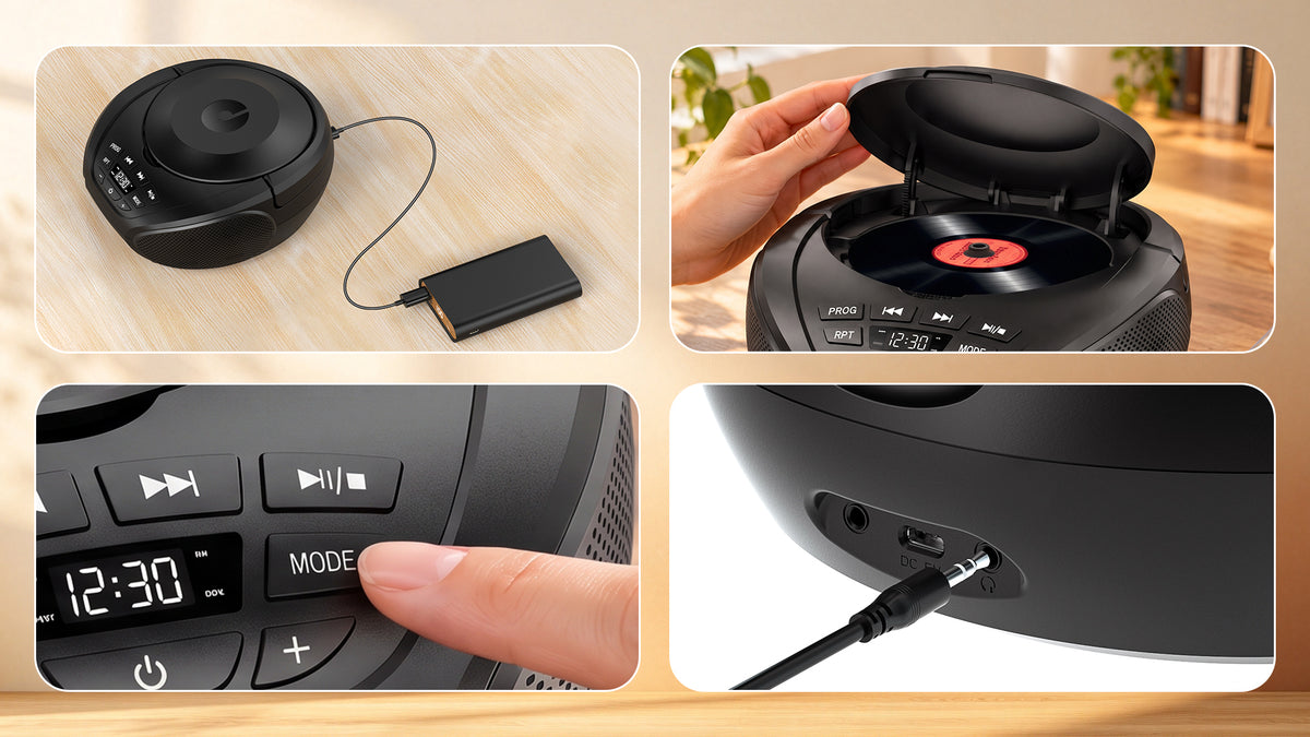 Start with a CD. Stay for the radio.
