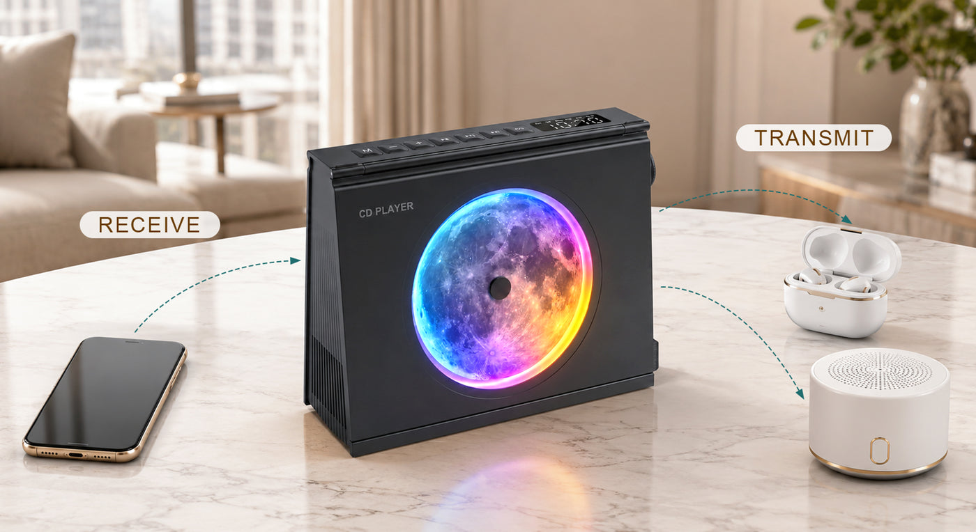 Stream in or send CD audio out