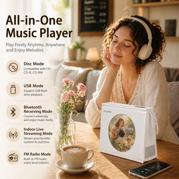 Bluetooth / AUX listening options