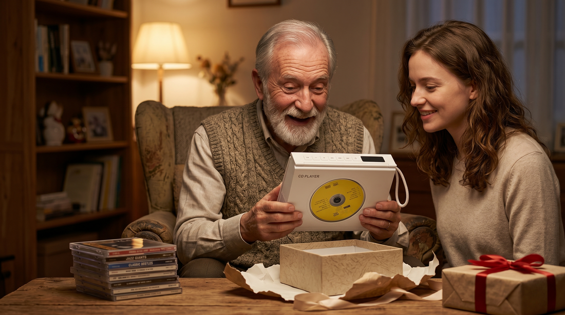 Gueray CD player as a gift-ready music player