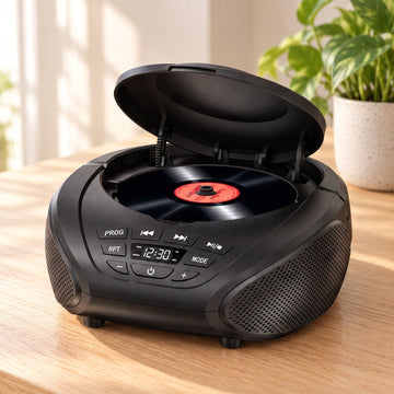 Gueray B03 Portable CD Boombox with FM Radio & Speakers - GuerayGueray B03 Portable CD Boombox with FM Radio & Speakers