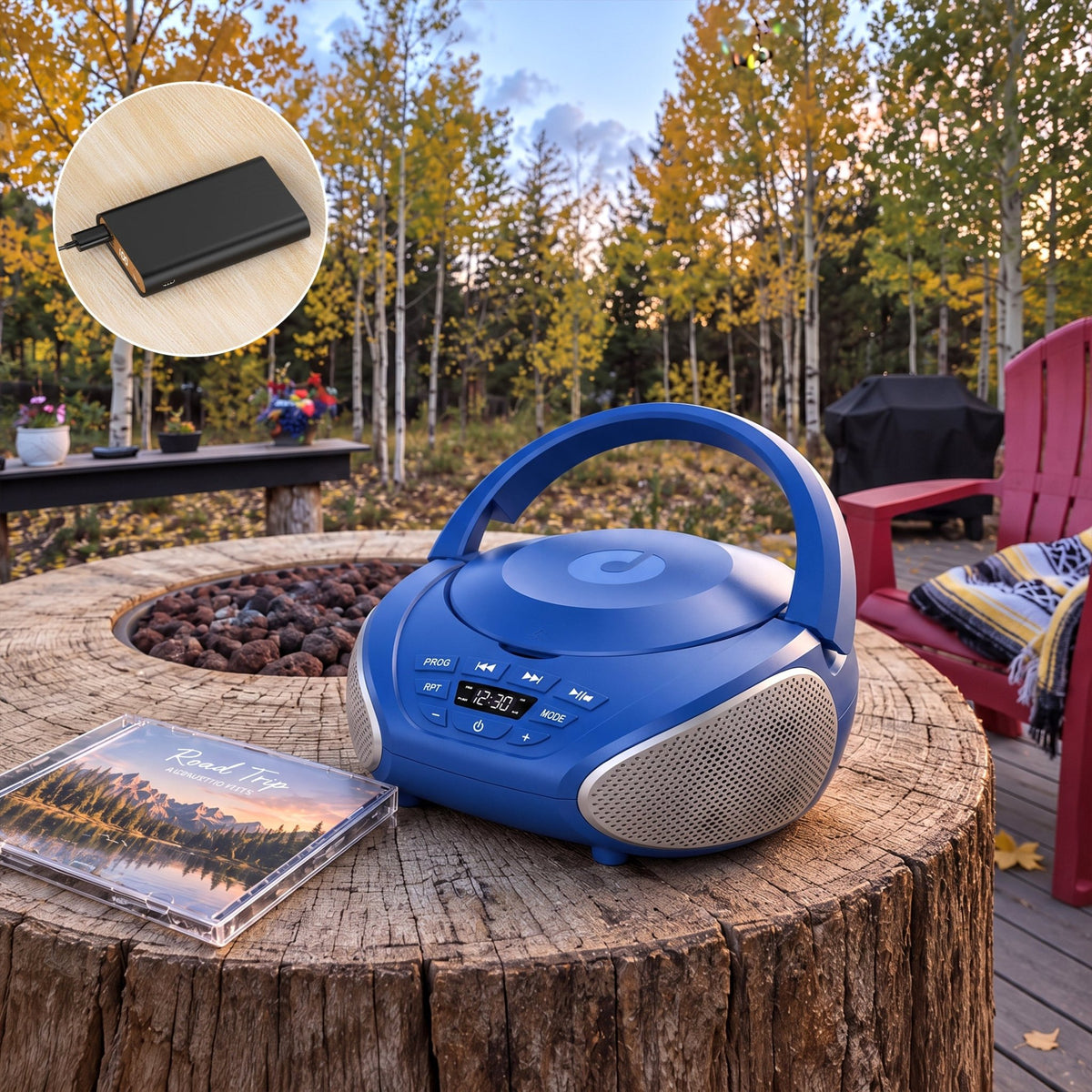 Gueray B03 Portable CD Boombox with FM Radio & Speakers - GuerayGueray B03 Portable CD Boombox with FM Radio & Speakers