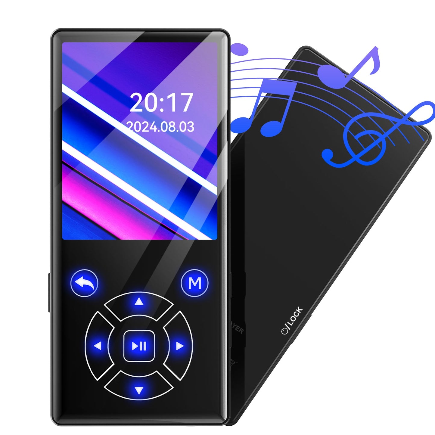 Gueray Bluetooth MP3 Player, Lossless Sound Quality, FM Radio（P3） - GuerayGueray Bluetooth MP3 Player, Lossless Sound Quality, FM Radio（P3）