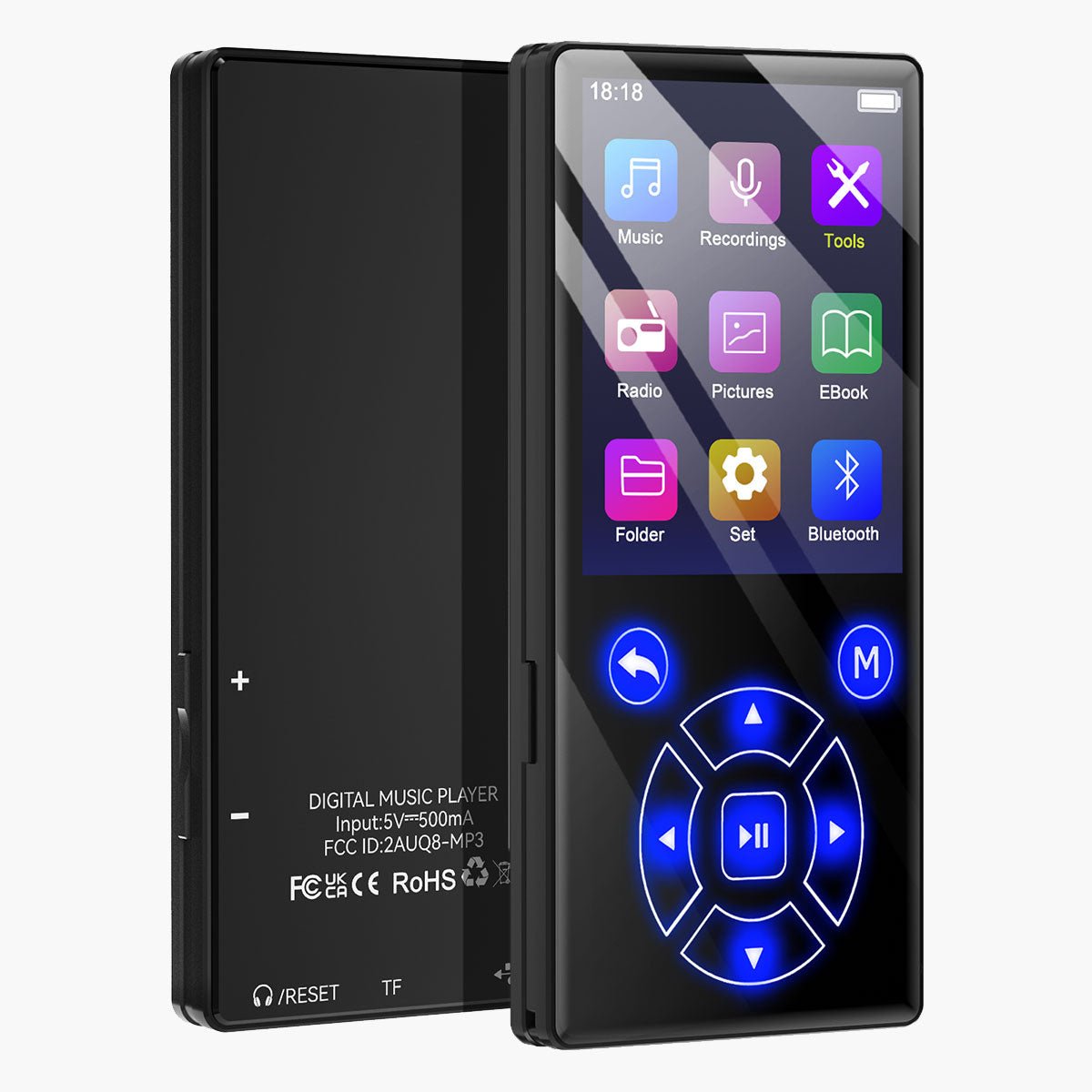 Gueray Bluetooth MP3 Player, Lossless Sound Quality, FM Radio（P3） - GuerayGueray Bluetooth MP3 Player, Lossless Sound Quality, FM Radio（P3）