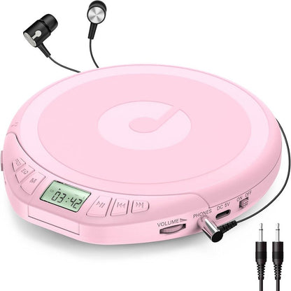 Gueray H01 Portable CD High Quality Sound Player with Free Earphones - GuerayGueray H01 Portable CD High Quality Sound Player with Free Earphones