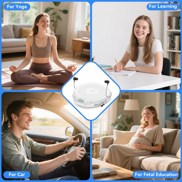 Gueray H01 Portable CD High Quality Sound Player with Free Earphones - GuerayGueray H01 Portable CD High Quality Sound Player with Free Earphones