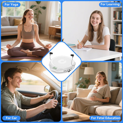 Gueray H01 Portable CD High Quality Sound Player with Free Earphones - GuerayGueray H01 Portable CD High Quality Sound Player with Free Earphones