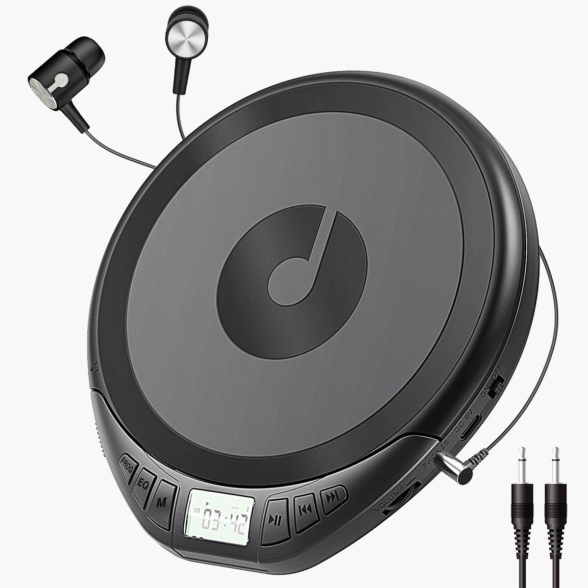 Gueray H01 Portable CD High Quality Sound Player with Free Earphones - GuerayGueray H01 Portable CD High Quality Sound Player with Free Earphones