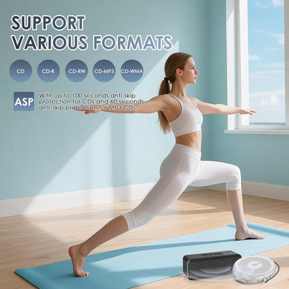 Gueray H01 Portable CD High Quality Sound Player with Free Earphones - GuerayGueray H01 Portable CD High Quality Sound Player with Free Earphones