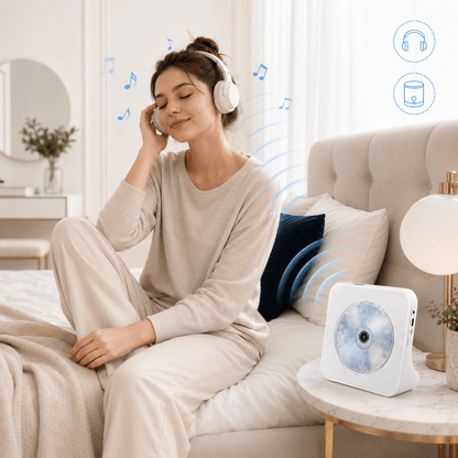 Gueray KC906 Portable Bluetooth CD Player - GuerayGueray KC906 Portable Bluetooth CD Player