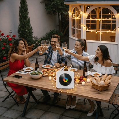 Gueray KC906 Portable Bluetooth CD Player – Desktop Design, High - Quality Sound White - GuerayGueray KC906 Portable Bluetooth CD Player – Desktop Design, High - Quality Sound White