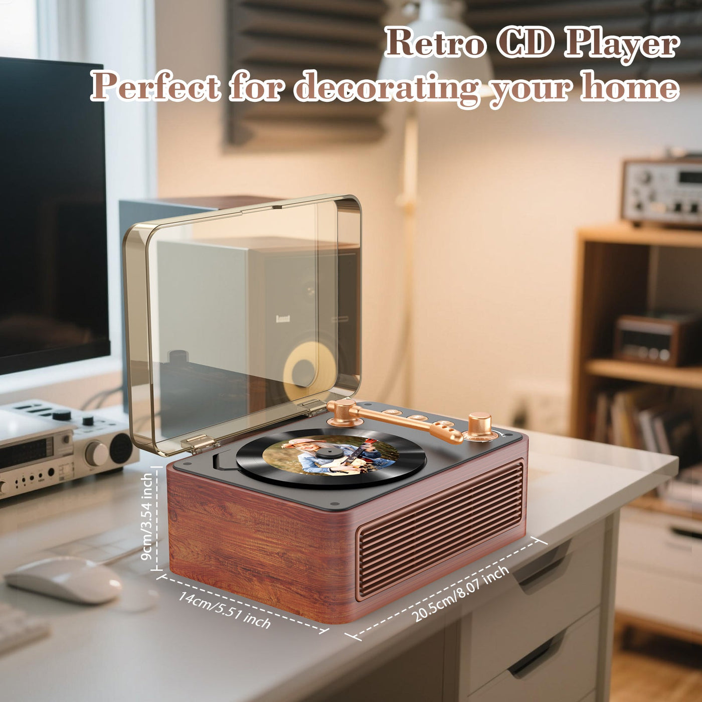 Gueray Portable Bluetooth Hi - Fi CD Player – 3600mAh Rechargeable Battery - GuerayGueray Portable Bluetooth Hi - Fi CD Player – 3600mAh Rechargeable Battery