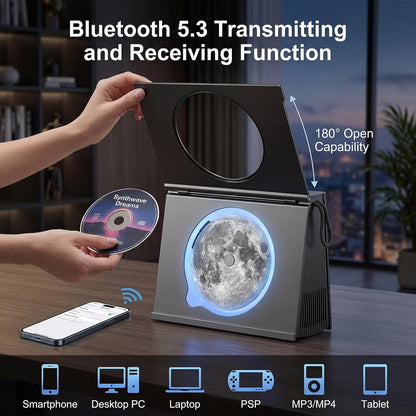 Gueray Y - 03 Portable CD Player with Light for Home - GuerayGueray Y - 03 Portable CD Player with Light for Home
