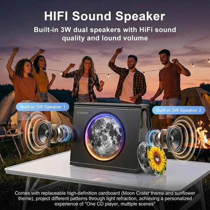 Gueray Y - 03 Portable CD Player with Light for Home - GuerayGueray Y - 03 Portable CD Player with Light for Home