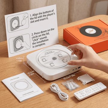 Gueray Y01 Portable Bluetooth CD Player - GuerayGueray Y01 Portable Bluetooth CD Player