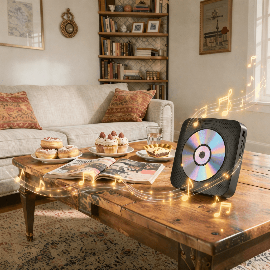 Gueray Y01 Portable CD Player – Bluetooth Hi - Fi Speaker - 1800mAh Rechargeable Battery - GuerayGueray Y01 Portable CD Player – Bluetooth Hi - Fi Speaker - 1800mAh Rechargeable Battery