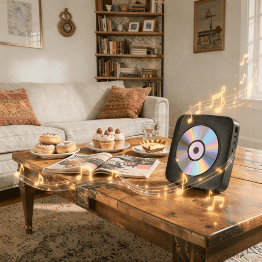 Gueray Y01 Portable CD Player – Bluetooth Hi - Fi Speaker - 1800mAh Rechargeable Battery - GuerayGueray Y01 Portable CD Player – Bluetooth Hi - Fi Speaker - 1800mAh Rechargeable Battery