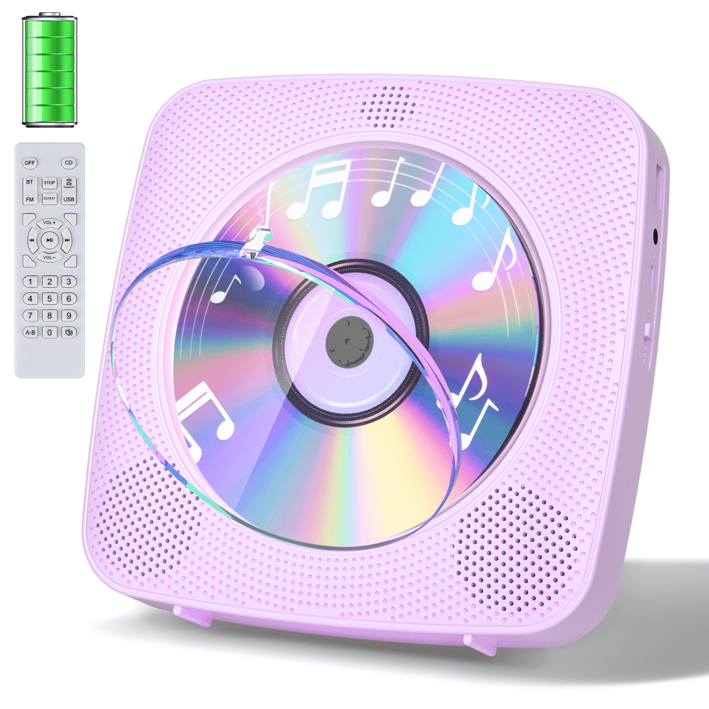 Gueray Y01 Portable CD Player – Bluetooth Hi - Fi Speaker - 1800mAh Rechargeable Battery - GuerayGueray Y01 Portable CD Player – Bluetooth Hi - Fi Speaker - 1800mAh Rechargeable Battery