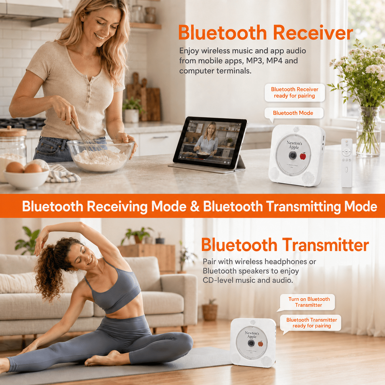 Gueray Y01 Voice - Controlled Portable CD Player - GuerayGueray Y01 Voice - Controlled Portable CD Player