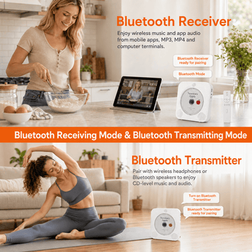 Gueray Y01 Voice - Controlled Portable CD Player - GuerayGueray Y01 Voice - Controlled Portable CD Player