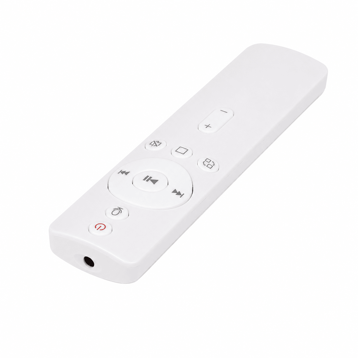 Gueray Y01 Voice remote showing preset playback and volume controls