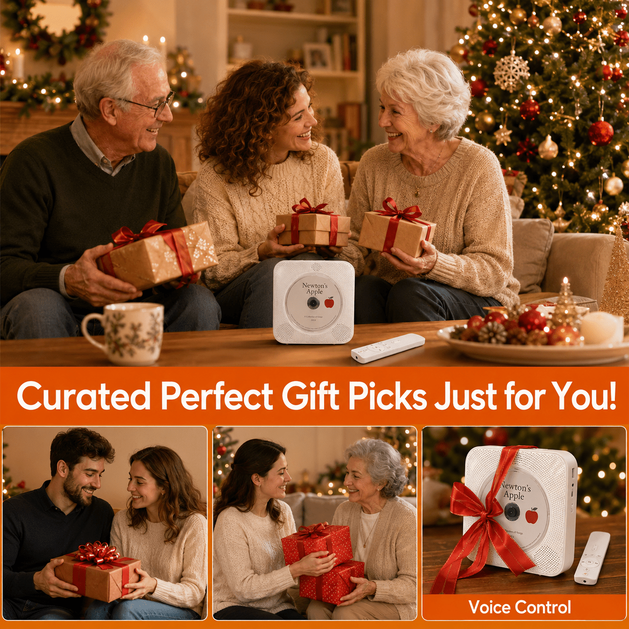 Gueray Y01 Voice - Controlled Portable CD Player - GuerayGueray Y01 Voice - Controlled Portable CD Player