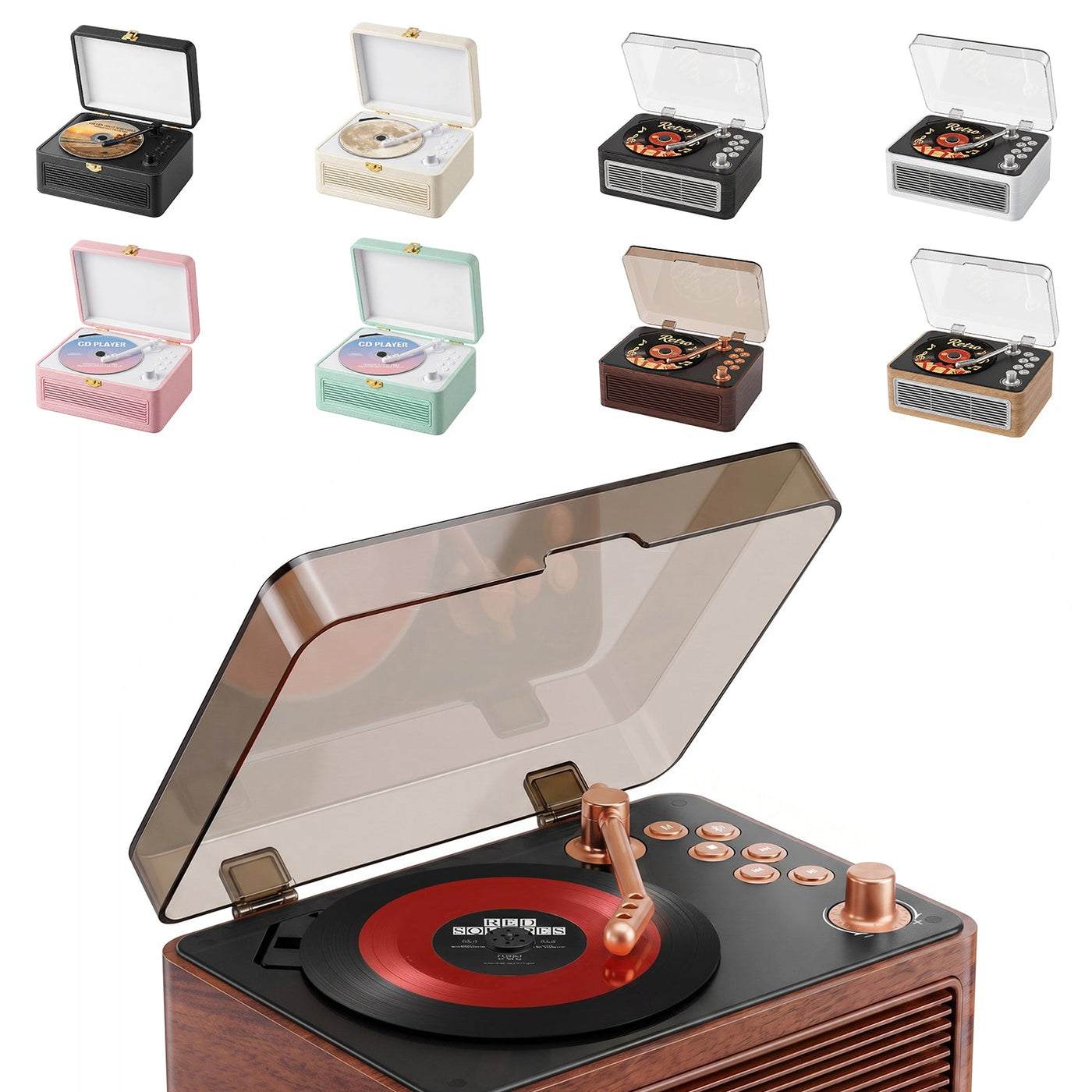 Gueray Y02 Bluetooth Hi-Fi CD Player - GuerayGueray Y02 Bluetooth Hi-Fi CD Player