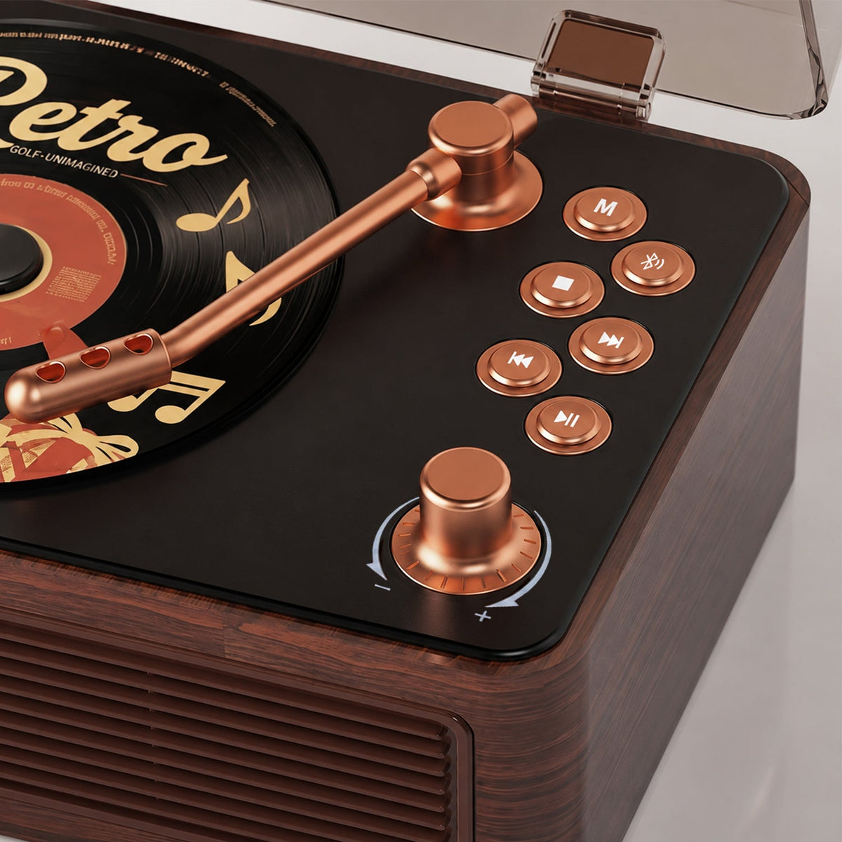 Gueray Y02 top controls and physical volume knob