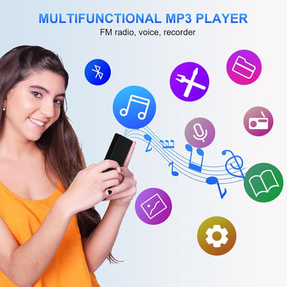 MP3 Players Bluetooth Support FM Radio Recorders TF Card (P5) - GuerayMP3 Players Bluetooth Support FM Radio Recorders TF Card (P5)